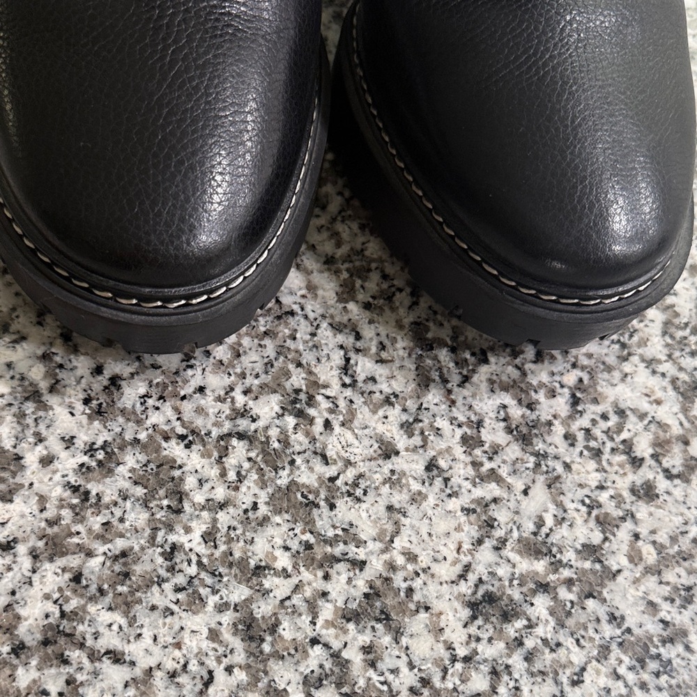 Tory Burch Black Platform Chelsea Boots - Picture 6 of 7